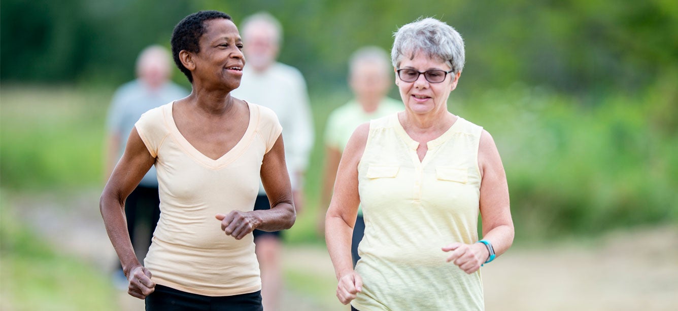 Senior walking online exercises