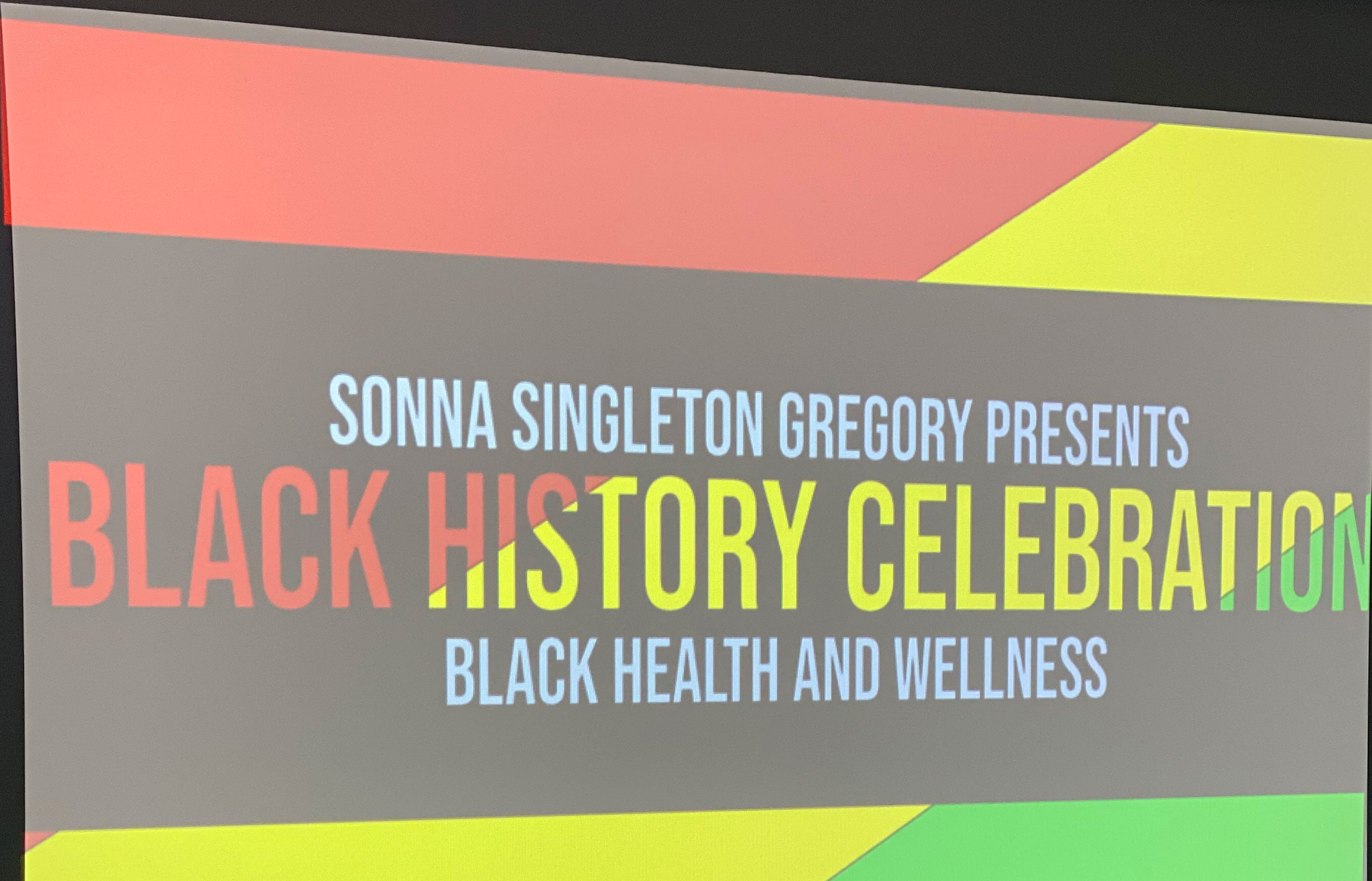 Sonna Singleton Gregory Presents Black History Celebration