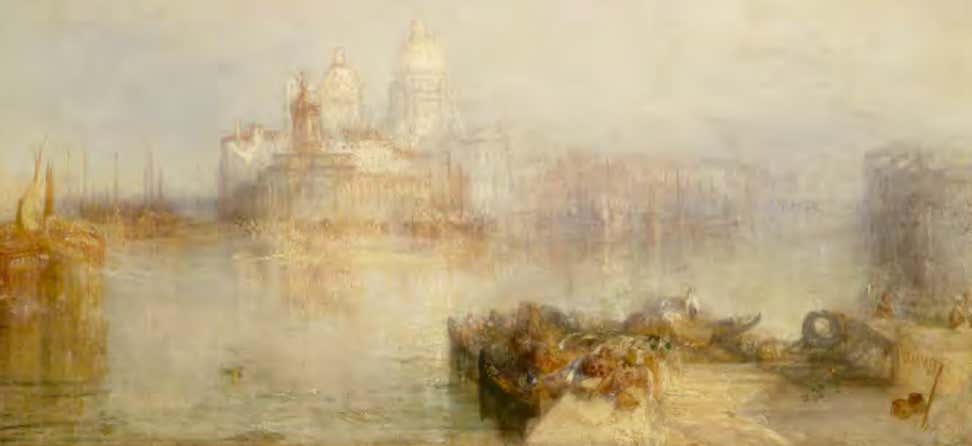 Joseph Malloard William Turner, The Dogana and Santa Maria della Salute, Vince. National Gallery of Art, Given in memory of Governor Alvan T. Fuller by the Fuller Foundation, 1961.2.3