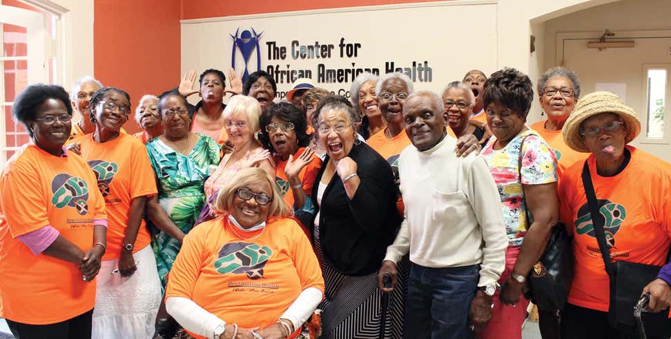 Aging Mastery Program summer graduates at the Center for African American Health. 